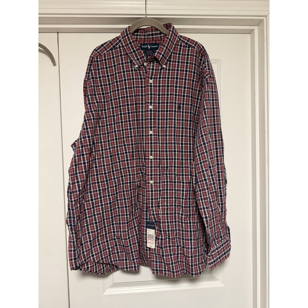 Ralph Lauren, Men's Blake Button Down Long Sleeve Shirt, XXL‎